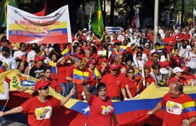 En La Habana marcharon centenares de personas de diversas nacionalidades. Foto: Yander Zamora