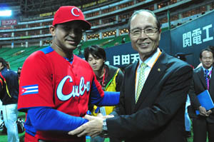 Sadaharu Oh tuvo frases de elogio para Cepeda. foto: ricardo lpez hevia, enviado especial