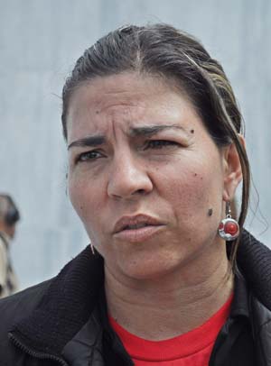 Kenia Serrano Puig (presidenta del Instituto Cubano de Amistad con los Pueblos) 