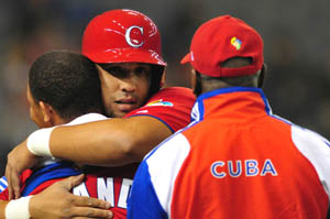De principio a fin, los cubanos derrocharon coraje y mostraron su unidad como equipo. Foto: Ricardo L�pez Hevia, enviado especial