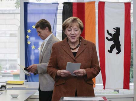 Merkel se ratific� como la mujer m�s influyente de su pa�s FOTO: EFE 