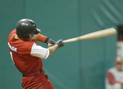 Alexander Jorge bate� a la hora buena. Foto: Ricardo L�pez