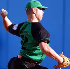 Norberto Gonzlez gan ayer lanzando ocho buenos innings. Foto: Ricardo Lpez Hevia