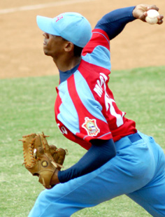 Alien Mora tir el mejor juego de su vida. Foto: Ricardo Lpez Hevia