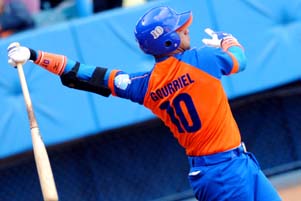 Yulieski dispar� su cuadrangular 18. FOTO: RICARDO L�PEZ HEVIA