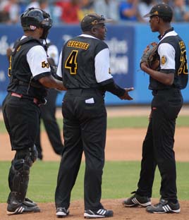 Los Indios est�n por ajustar la maquinaria. FOTO: RICARDO L�PEZ HEVIA