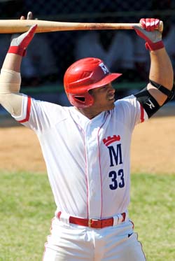 Jorge Luis Barcel�n fue el hombre grande de los Guerreros. Foto: Ricardo L�pez Hevia