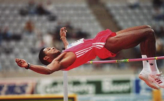 Javier Sotomayor, actual recordista mundial de salto de altura.
