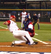 Jugada decisiva en la goma. Foto: Ricardo L�pez Hevia