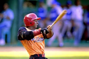 Ariel Borrero, del Villa Clara. Foto: Ricardo L�pez