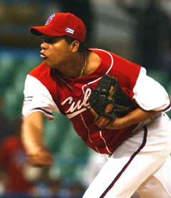 Ormari Romero, posible lanzador por Cuba frente a Puerto Rico. Foto: Ricardo L�pez Hevia