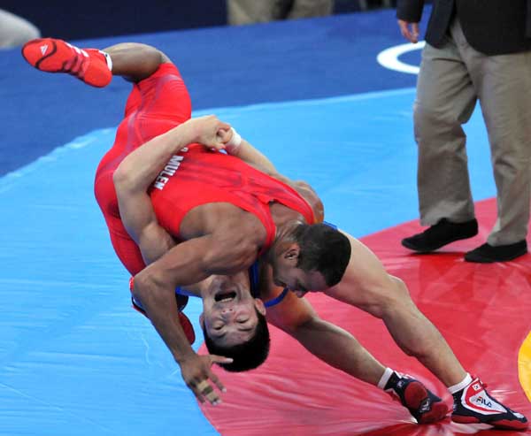 El camageyano Isaac coquete con el bronce, pero enfrent una lid muy intensa. FOTO: RICARDO LPEZ HEVIA, ENVIADO ESPECIAL