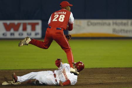 El juego de los cubanos fue mucho para los ibricos. Foto: Ricardo Lpez Hevia