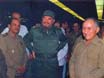 Harold Ferrer (a la derecha) en un encuentro con el Comandante en Jefe.
