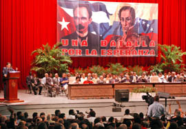 Vista general del teatro Karl Mark, sede de la histrica sesin. Foto: JORGE L. GONZLEZ