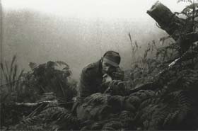 Fidel en la Sioerra Maestra.