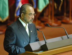 Secretario general del Ministerio de Relaciones Exteriores de Malasia, Datuk Rastam Mohamed Isa. Foto: Juvenal Baln