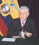 Alfredo Palacios, presidente de Ecuador