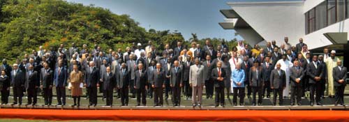 Foto oficial de la XIV Cumbre del Movimiento de Pases No Alineados.