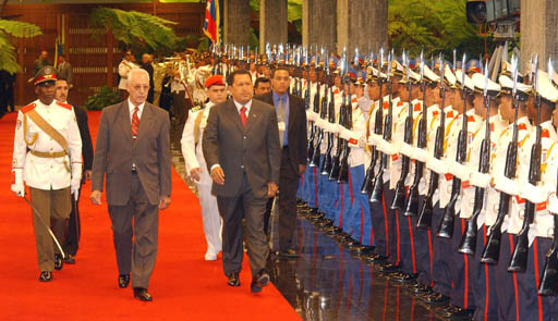 Recibimiento en el Palacio de la Revoluci�n