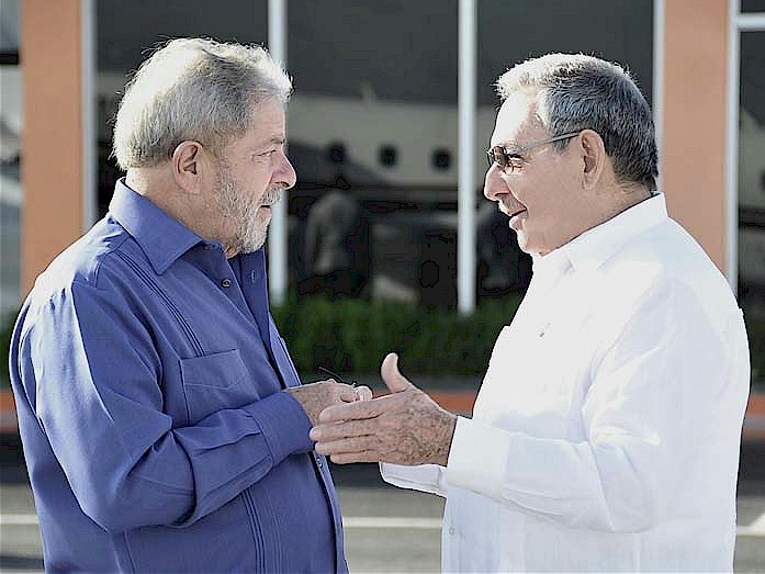 Raúl despediu-se de Lula