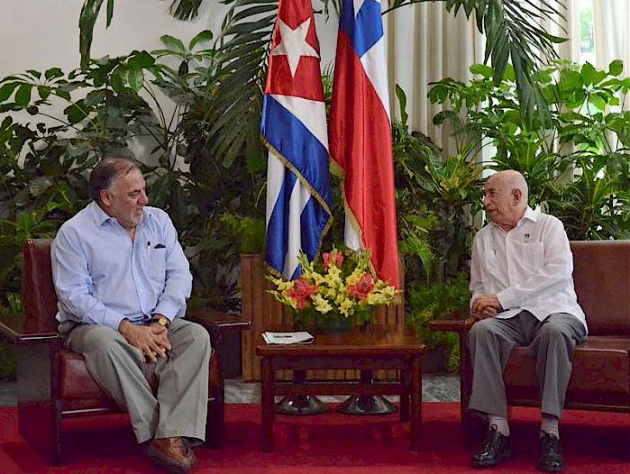 José Ramón Machado Ventura ha ricevuto Osvaldo Andrade Lara