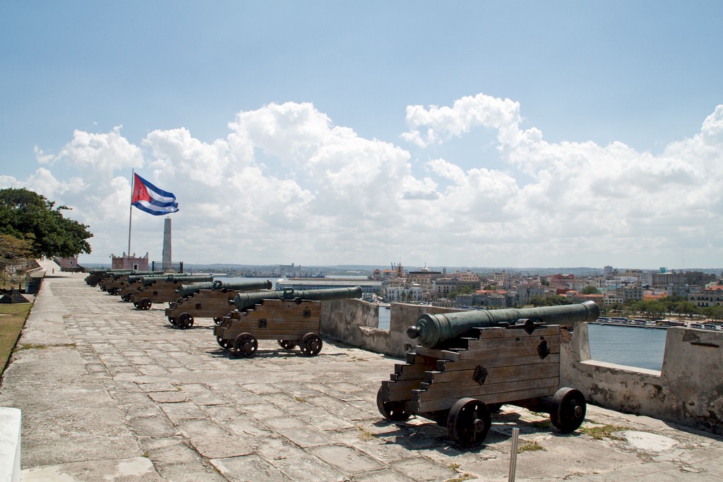 The San Carlos de la Cabaa Fortress was the largest military installation built by the Spanish in its American colonies, housing at one time 245 pieces of artillery. 