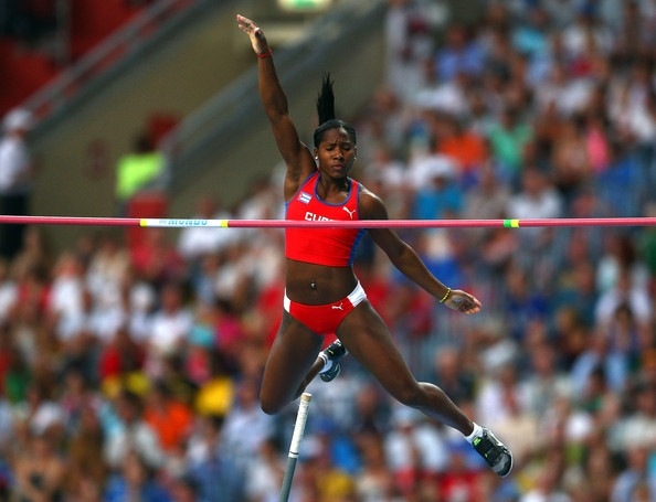 Stellar pole vaulter Yarisley Silva set a record with her 4.60 meters, but had hoped for a better performance.